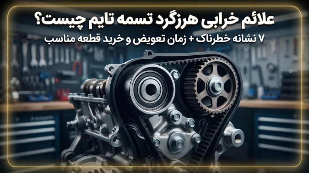 علائم خرابی هرزگرد تسمه تایم چیست؟ ۷ نشانه خطرناک + زمان تعویض و خرید قطعه مناسب