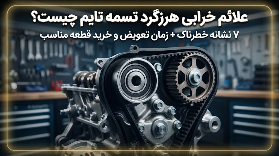 علائم خرابی هرزگرد تسمه تایم چیست؟ ۷ نشانه خطرناک + زمان تعویض و خرید قطعه مناسب
