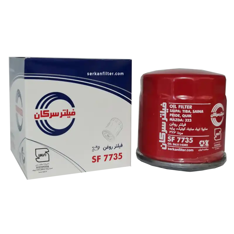 فیلتر روغن خودروی سرکان مدل SF 7735 مناسب برای پراید