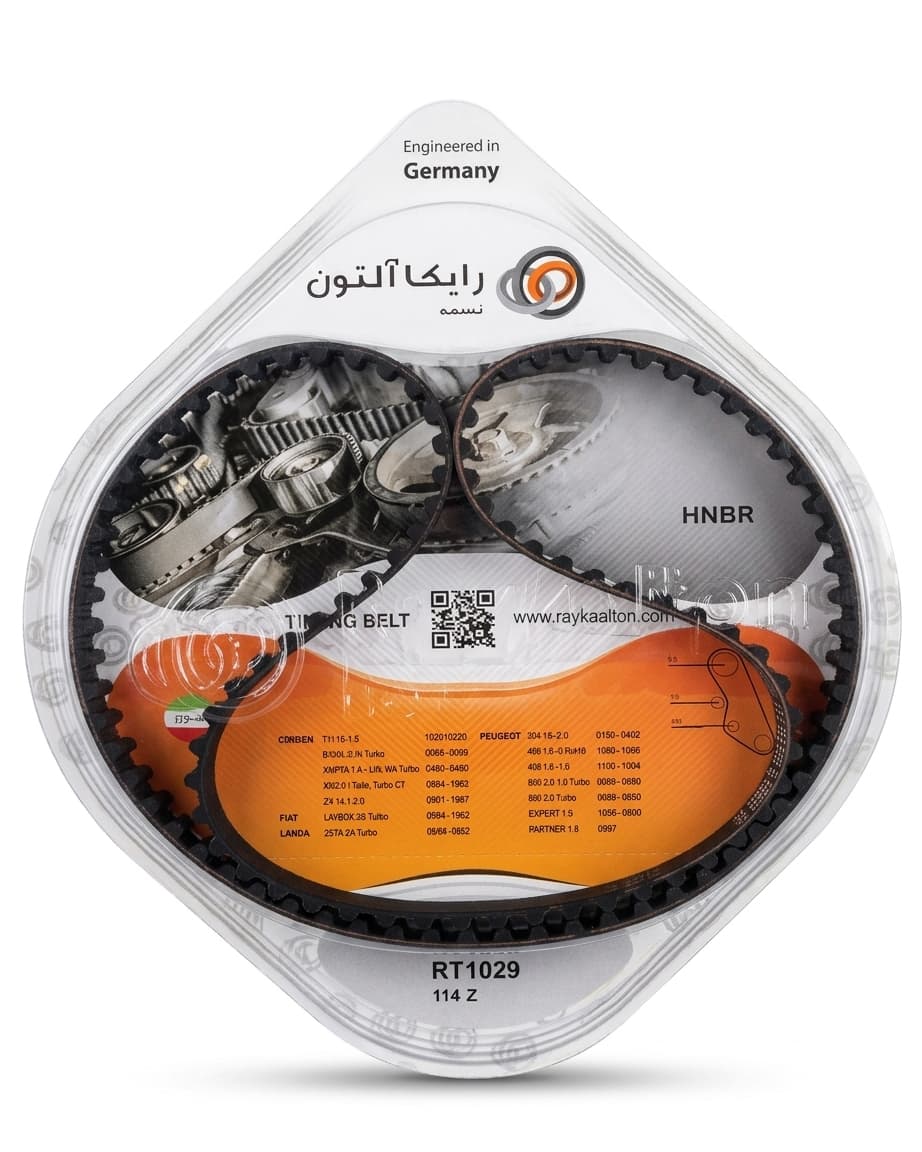 سمه تایم رایکالتون (HNBR) مدل 114 دندانه مناسب برای پژو 405 و پارس